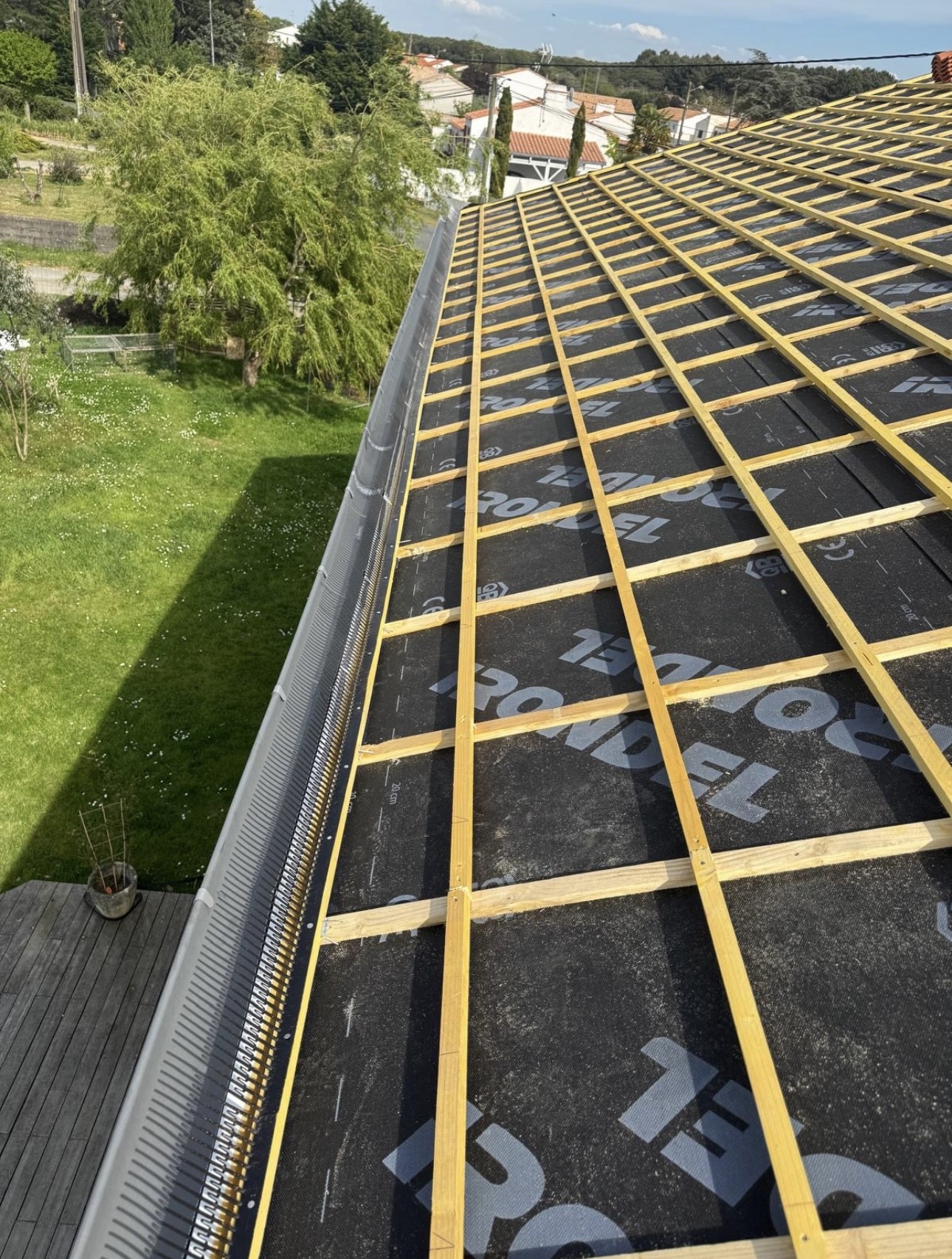 Rénovation de couverture en cours